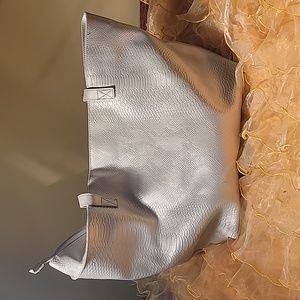 Silver Shoulder Satchel